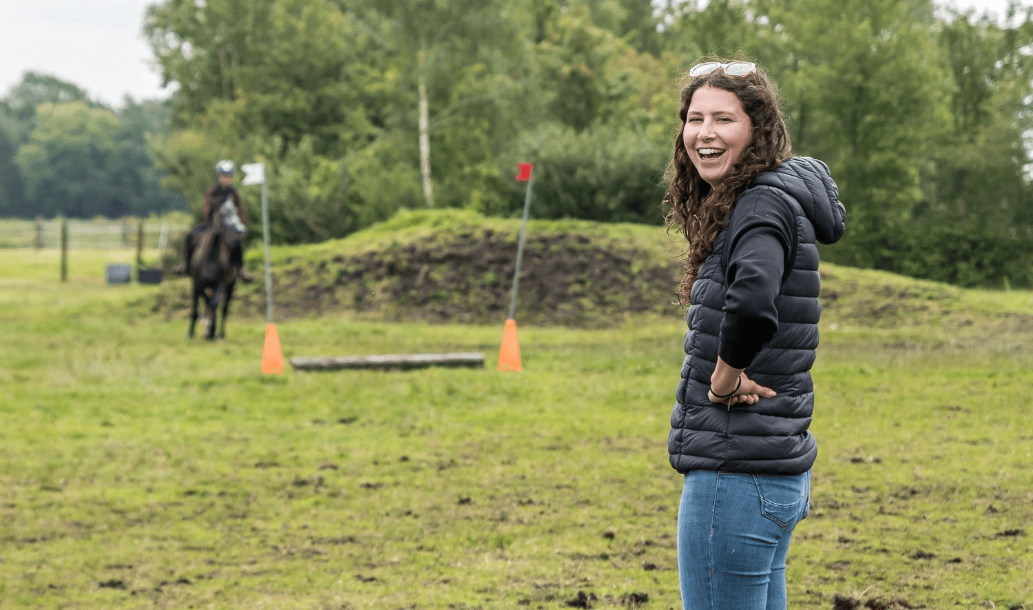 Pippi with her horses.